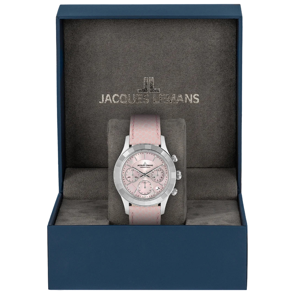 Ceas JACQUES LEMANS cu pietre Swarovski