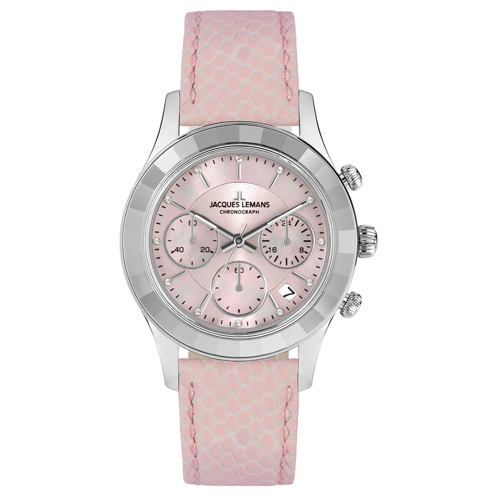 Ceas JACQUES LEMANS cu pietre Swarovski