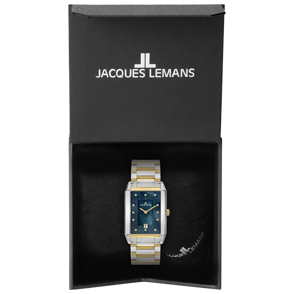 Ceas JACQUES LEMANS cu pietre Swarovski