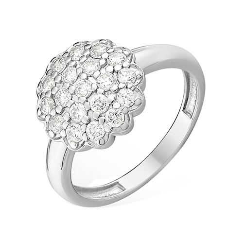 Inel din argint  cu pietre Cubic Zirconia Incolor