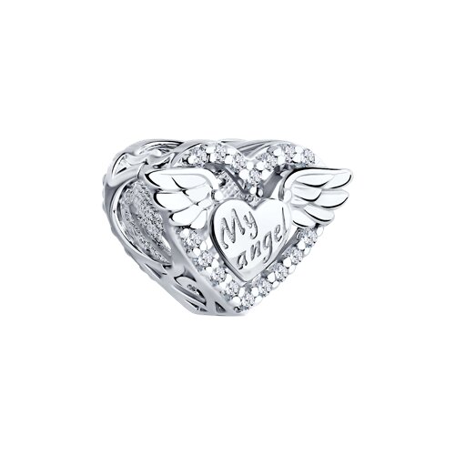 Pandantiv din argint  cu pietre Cubic Zirconia Incolor