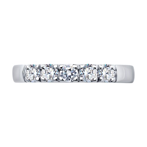 Inel din argint  cu pietre Cubic Zirconia Incolor