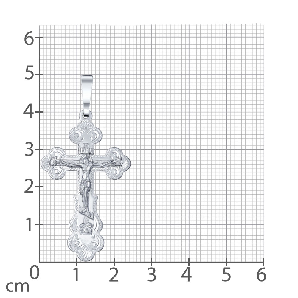 Cruce din argint  fără pietre