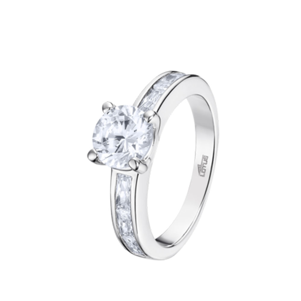 Inel din argint  cu pietre Cubic Zirconia Incolor