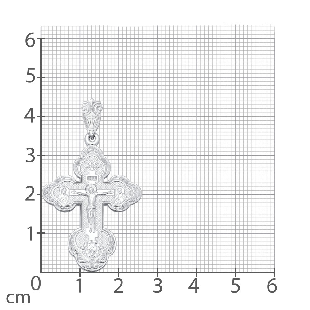 Cruce din argint  fără pietre