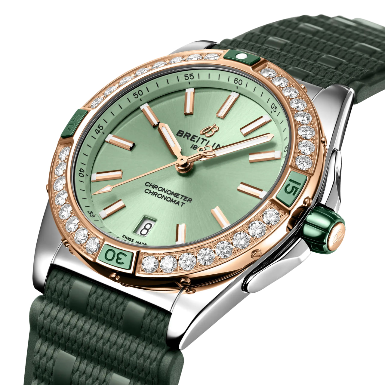 Кольцо BREITLING с камнями Выращенный бриллиант