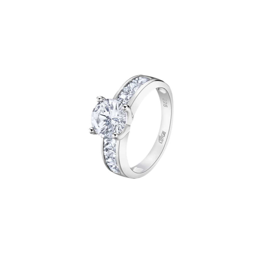 Inel din argint  cu pietre Cubic Zirconia Incolor