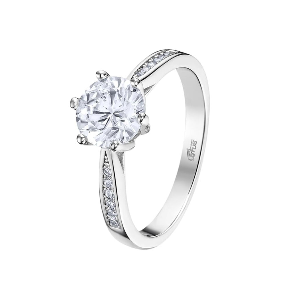 Inel din argint  cu pietre Cubic Zirconia Incolor