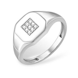 Inel din argint  cu pietre Cubic Zirconia Incolor