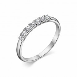 Inel din aur alb cu pietre Diamant