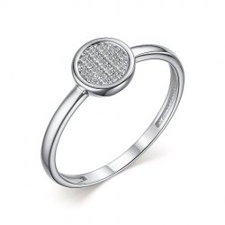 Inel din aur alb cu pietre Diamant