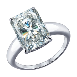 Inel din argint  cu pietre Cubic Zirconia Incolor