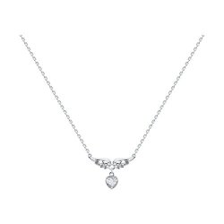 Colier din argint  cu pietre Cubic Zirconia Incolor