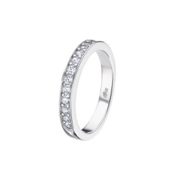 Inel din argint  cu pietre Cubic Zirconia Incolor