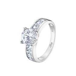 Inel din argint  cu pietre Cubic Zirconia Incolor