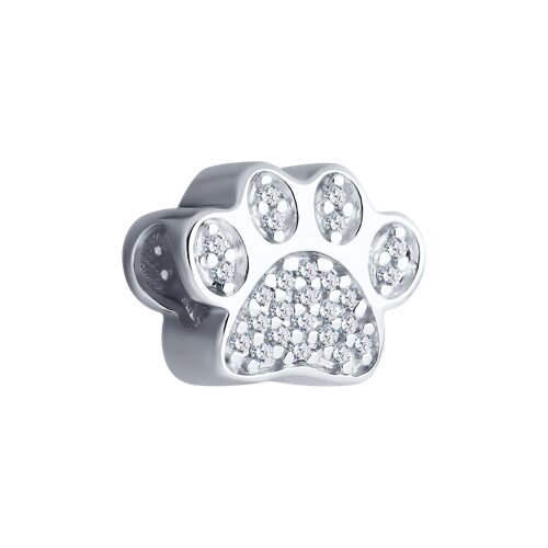 Pandantiv din argint  cu pietre Cubic Zirconia Incolor